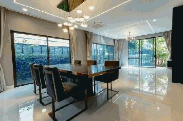 POR3551 ขายบ้าน เศรษฐสิริ กรุงเทพกรีฑา 2 Setthasiri-Krungthep Kreetha 2 ซอย ประชาร่วมใจ กรุงเทพกรีฑา 15/1 รามคำแหง 68 ตกแต่งบิ้วอินพร้อมอยู่