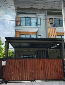 ขายทาวน์โฮม3 ชั้น อีโค สเปซ2 เกษตร-นวมินทร์ หลังมุม เนื้อที่ 35.3 ตร.ว.
