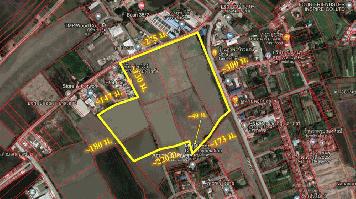 ขายที่นา ใกล้ อบต.คลองข่อย จากถนนราชพฤกษ์ 1.5 กม. ถึงที่ดิน ที่ติดถนน 2 เส้นเนื้อที่รวม 70-0-85.5ไร่