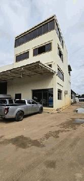 ให้เช่าโกดังพร้อมสำนักงาน 4 ชั้น ตัวโกดังพื้นที่ 640 ตารางเมตร มีห้องพักคนงาน 10ห้อง ถนนนครอินทร์ บางกรวย นนทบุรี