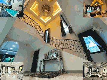 ลดราคาเกินครึ่ง สารสาสน์ บางบอน3 ฟิตเนสในบ้าน ให้เช่าคฤหาสน์หรู 2ชั้น  ซาวน่า Pool Villa  4นอน 122 ตรว. 512ตรม.