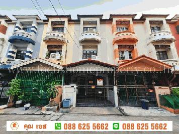ทาวน์เฮ้าส์ 3 ชั้น หมู่บ้าน นันทิชา1 บางบัวทอง