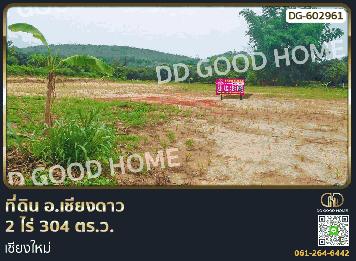 ที่ดิน อ.เชียงดาว 2 ไร่ 304 ตร.ว. เชียงใหม่