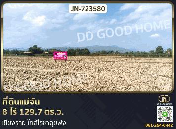ที่ดินแม่จัน 8 ไร่ 129.7 ตร.ว. เชียงราย ใกล้ไร่ชาฉุยฟง
