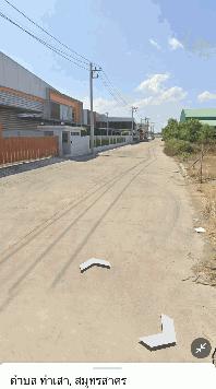 ขายถูก ที่ดินเปล่าถมแล้ว พื้นที่ 175 - 523 ตรว. ย่านสมุทรสาคร ไฟฟ้าประปาเข้าถึง ขอใบ รง.4 ได้ 