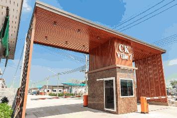 ขายบ้านเเฝด หมู่บ้าน ck ville 7 ห่างถนนพระราม2 เพียง 5กม. จังหวัดสมุทรสาคร