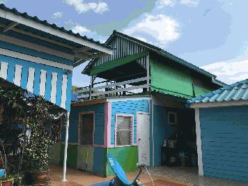 ขายบ้านทรงรีสอร์ท ใกล้เขา ติดลำธาร จังหวัดปราจีนบุรี