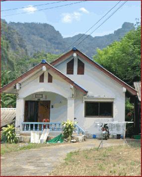 ขายที่ดินพร้อมบ้านพักอาศัย 2 หลัง บรรยากาศธรรมชาติ ติดลำคลอง จังหวัดพังงา