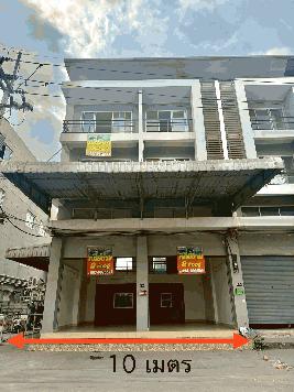 ขายอาคารพาณิชย์ 2 คูหา 3 ชั้น พร้อมชั้นลอย ทำเลดี ใกล้ตลาดไท อ.คลองหลวง จ.ปทุมธานี